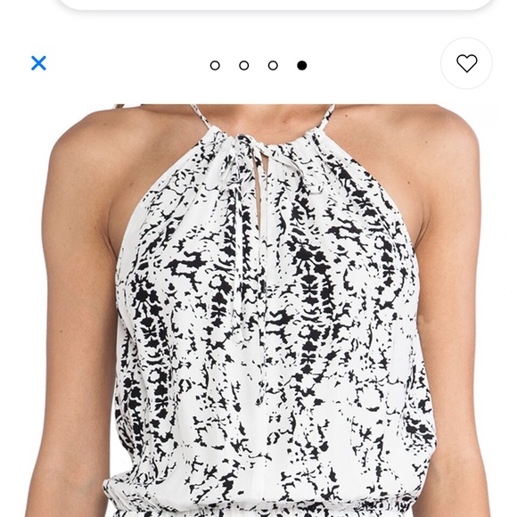 Parker Shauna Jumpsuit in black splatter - Picture 4 of 6